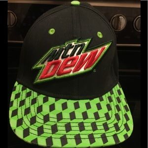 Embossed Mountain Dew SnapBack hat cap great item